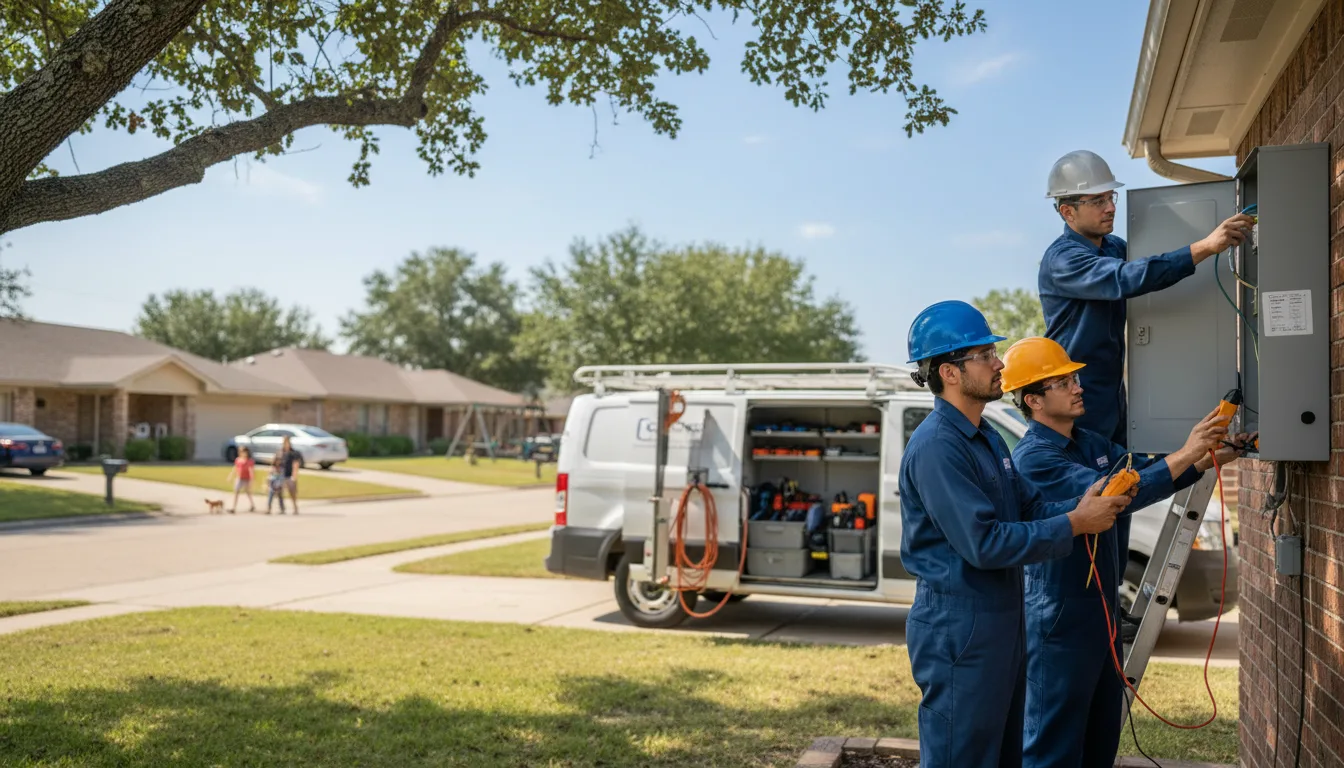 Certified electrician providing emergency electrical services in Maryville, MO